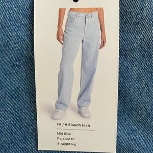 Abrand Slouch jean Size 24 (never worn tags still on)